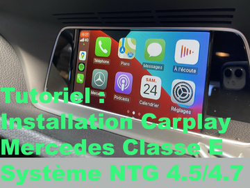 Tutoriel installation Carplay sur Mercedes Classe E