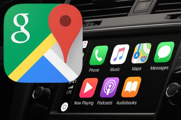 Carplay et Google Maps