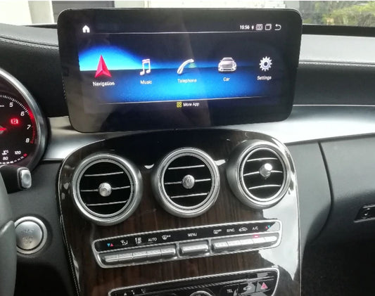 Android 13 GPS Car Radio Mercedes C-Class and GLC