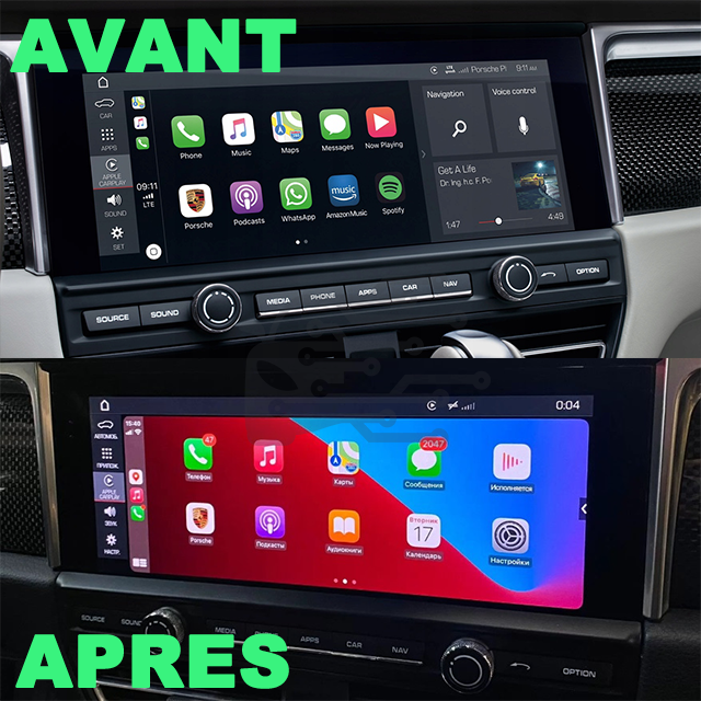 Aktivieren von Apple Carplay im Vollbildmodus Porsche PCM 5.0
