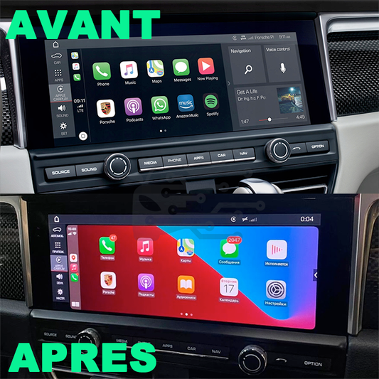 Activation de l'Apple Carplay en plein écran Porsche PCM 5.0